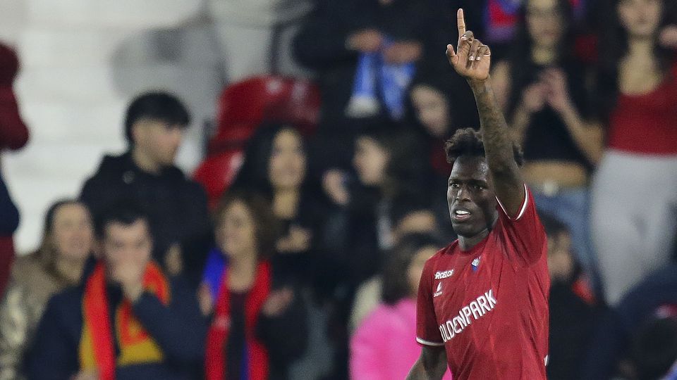 Félix Correia festejou o golo que marcou e que valeu a vitória do Gil Vicente na receção ao Moreirense