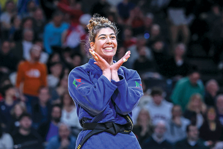 Capital francesa tem sido local de alegria para a judoca do Gualdim Pais       Emanuele Di Feliciantonio/IJF