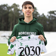 Miguel Silva assinou recentemente contrato profissional até 2030 - Foto: Moreirense FC