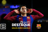 Regresso iminente: recorde os golos de Cancelo na primeira passagem no Barcelona