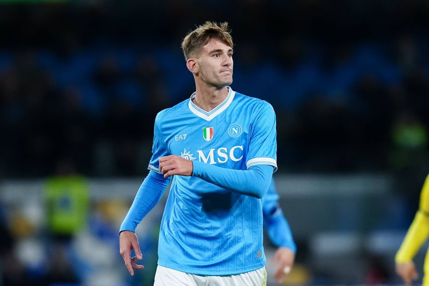 Lorenzo Lucca, ponta de lança do Nápoles - Foto Imago