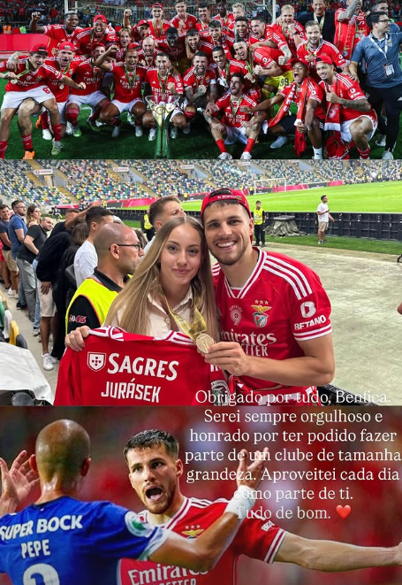 Mensagem de despedida de Jurásek