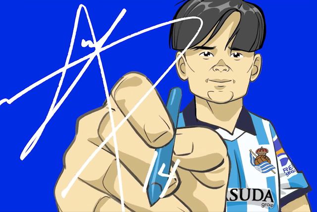 Oficial: Kubo renova com a Real Sociedad