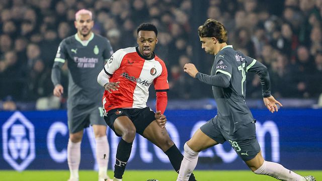 João Félix em ação diante do Feyenoord