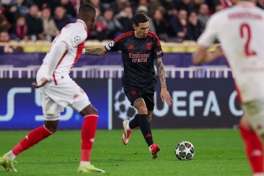 Di María contra o Mónaco