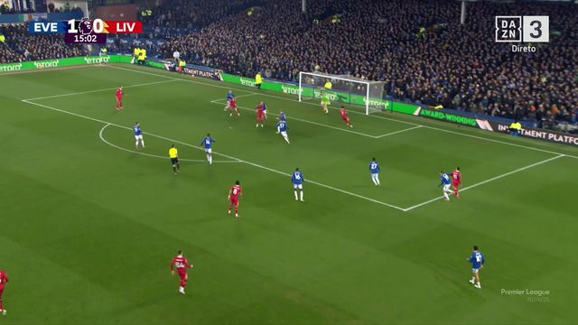 Mac Allister salta mais alto que toda a gente e empata para o Liverpool (Vídeo)