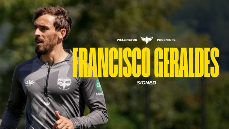 Francisco Geraldes foi emprestado Wellington Phoenix
