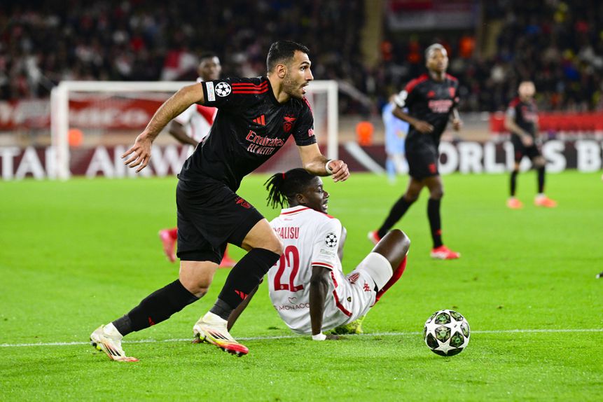 Pavlidis em ação frente ao Mónaco