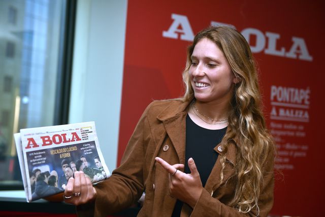 Desde cedo que o surf entrou na vida de Francisca Veselko. Foto: Miguel Nunes