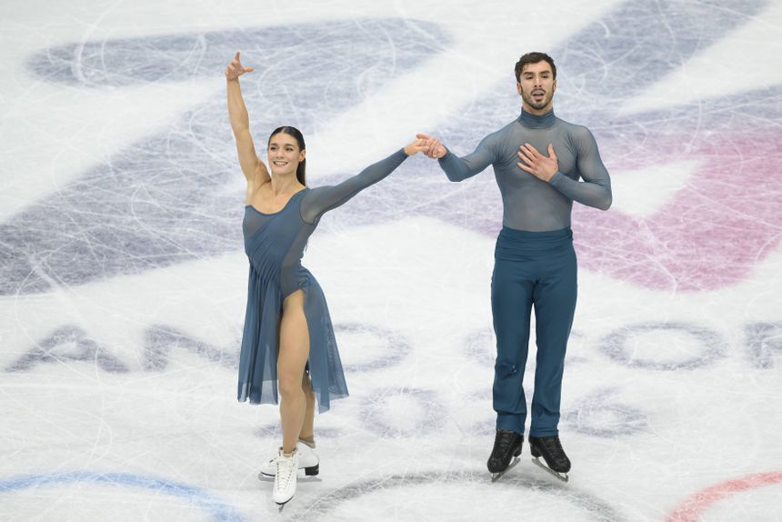 Laurence Fournier Beaudry e Guillaume Cizeron conquistaram o ouro. IMAGO