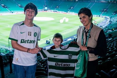 Sporting: família ucraniana vibrou em Alvalade