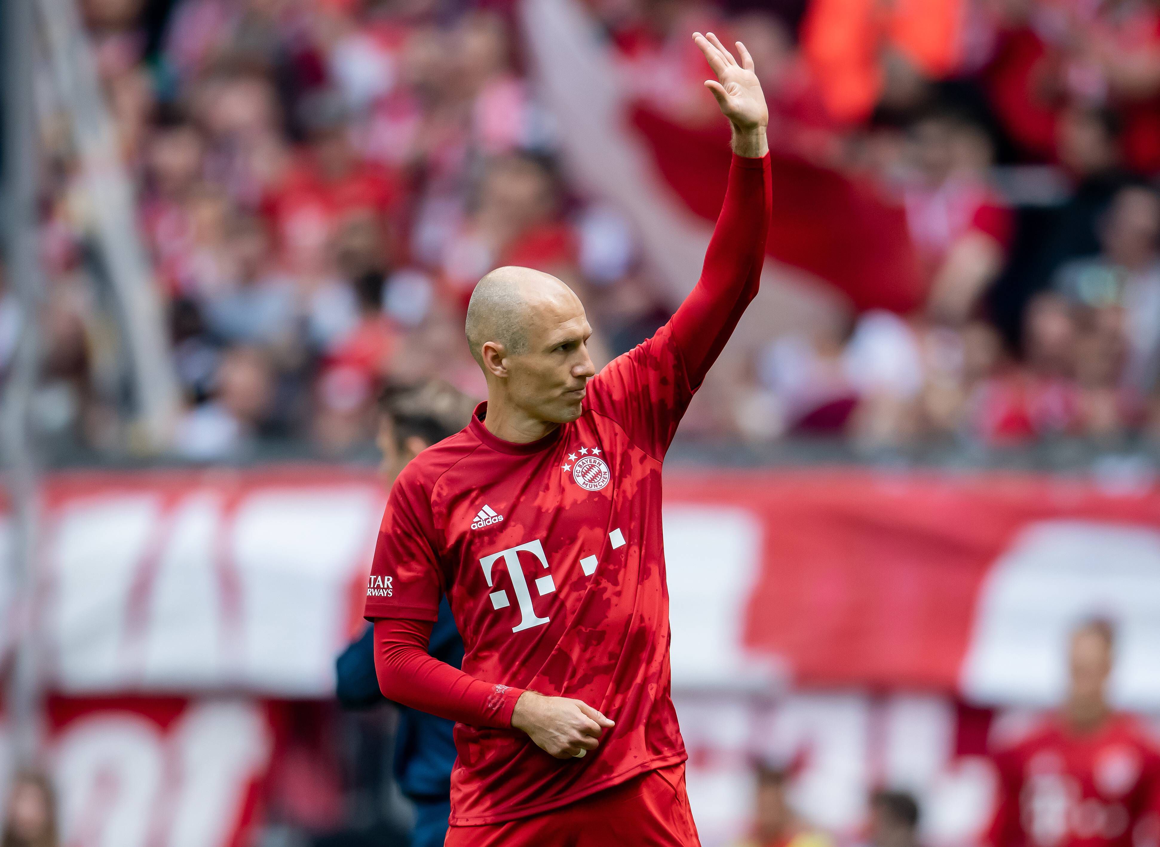 Robben com 11 títulos: Bundesliga - 8, Premier League - 2 e LaLiga - 1