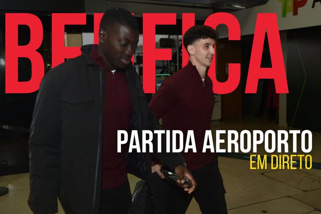 Direto: siga a partida do Benfica para os Açores