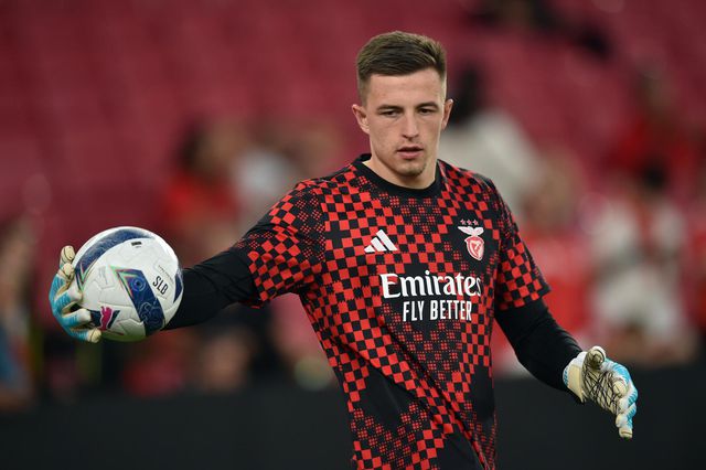 Trubin, guarda-redes do Benfica (foto: Miguel Nunes)