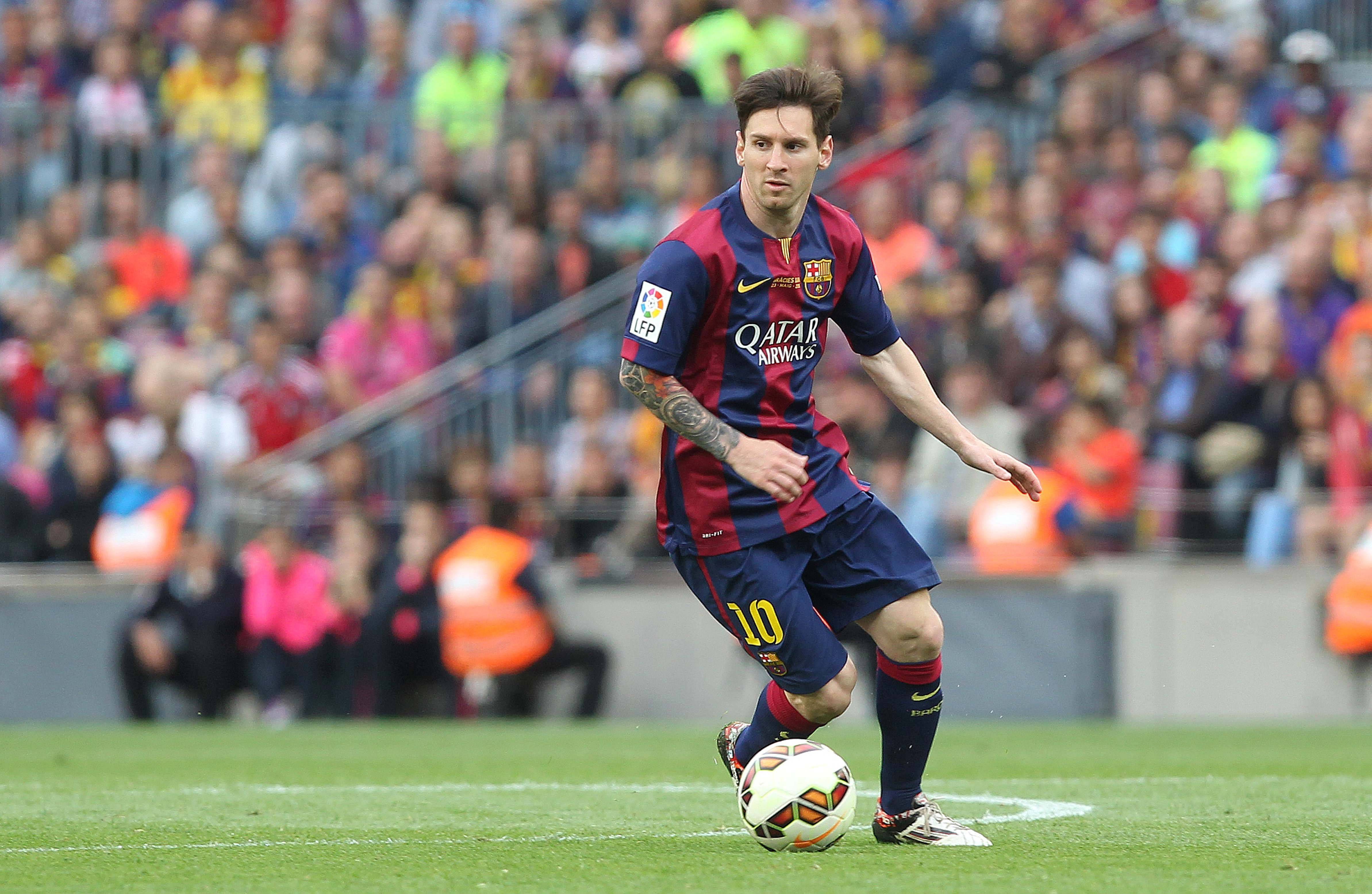 Messi com 12 títulos: LaLiga - 10 e Ligue 1 - 2