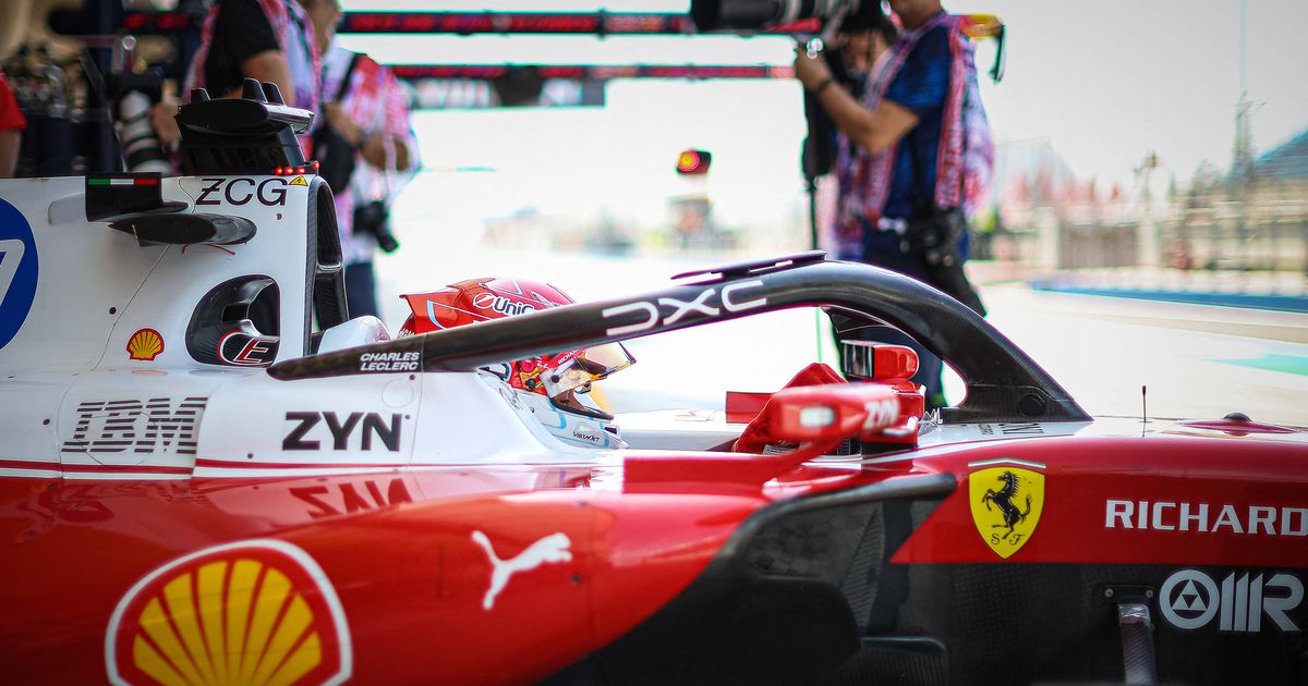 Leclerc coloca Ferrari no topo no segundo dia de testes no Bahrein