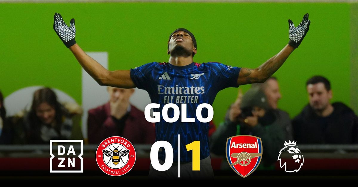 Um remate à baliza, um golo: primeiro disparo enquadrado do Arsenal é a contar