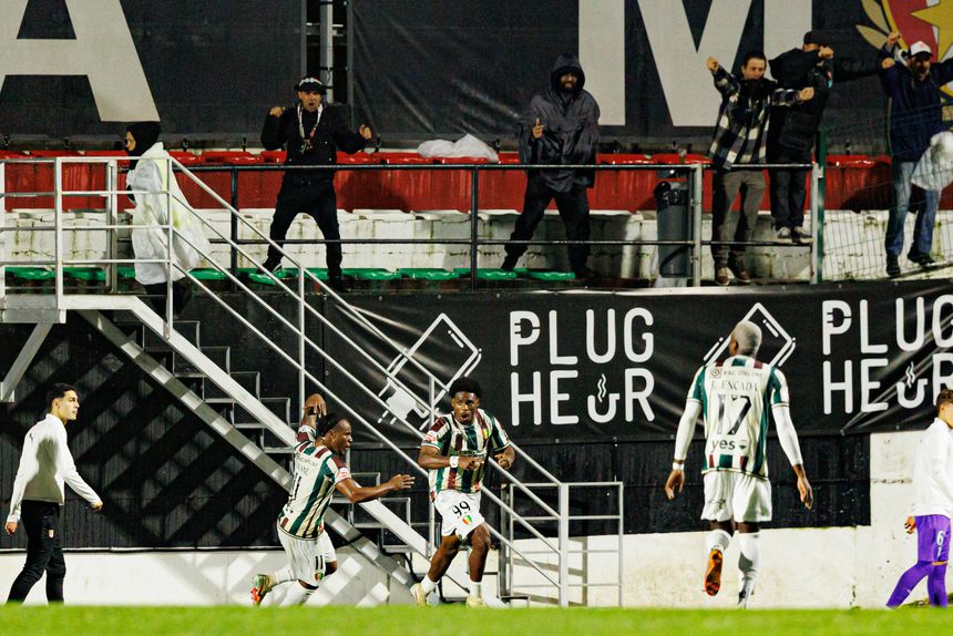 Jovane Cabral celebra golo frente ao Santa Clara
