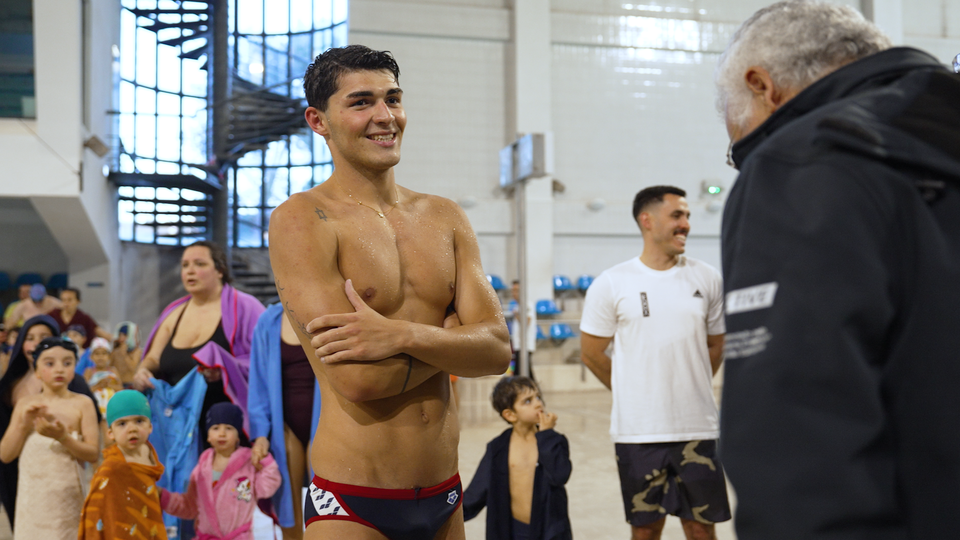 Diogo Ribeiro voltou aos treinos: «Parecia que não sabia nadar»