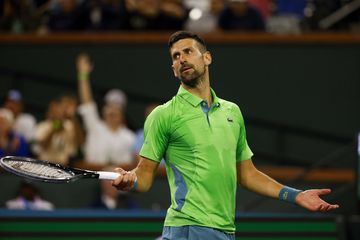 Djokovic surpreendido e eliminado em Indian Wells pelo 123.º do ranking