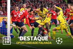 Uma, duas, três. Quatro! Como é que a bola não entra neste lance surreal?