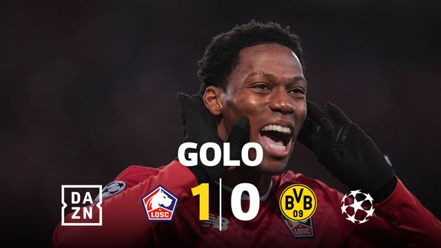 'Frango' monumental de Kobel coloca o Lille na frente (vídeo)