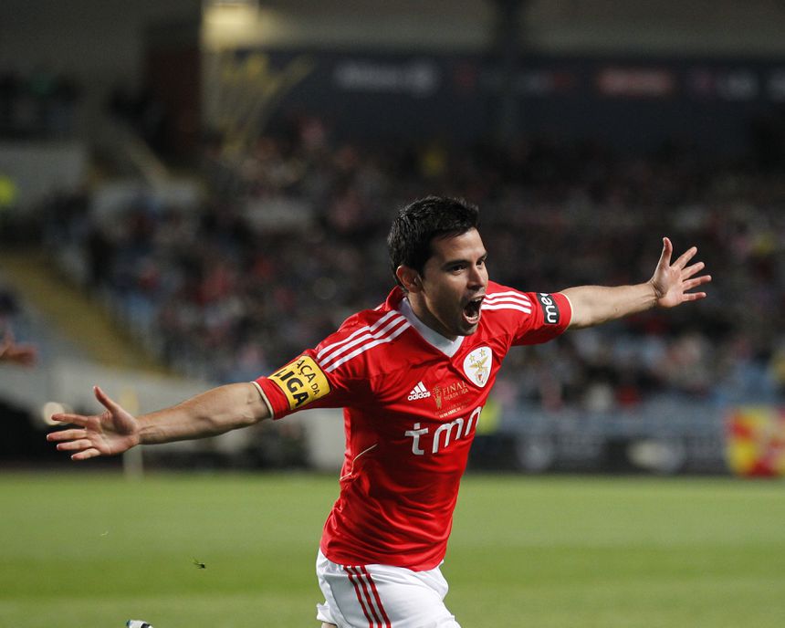 Javier Saviola foi uma das figuras do Benfica de Jorge Jesus (Foto: RUI RAIMUNDO/ASF)