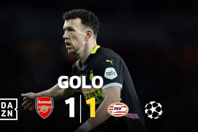 Quem sabe não esquece: golaço de Perisic no Emirates (vídeo)