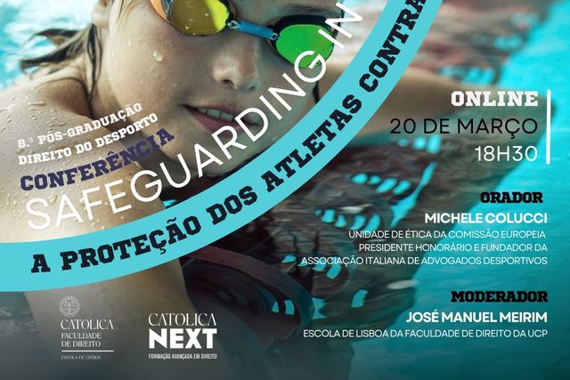 Católica organiza conferência gratuita: «A proteção dos atletas contra os abusos»