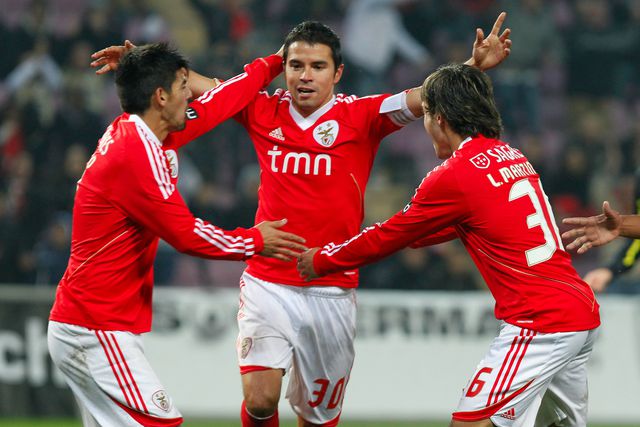 Javier Saviola foi uma das figuras do Benfica de Jorge Jesus (Foto: RUI RAIMUNDO/ASF)