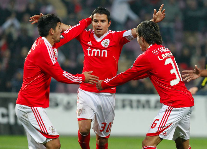 Javier Saviola foi uma das figuras do Benfica de Jorge Jesus (Foto: RUI RAIMUNDO/ASF)