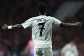 Vinícius Júnior no dérbi de Madrid no Metropolitano