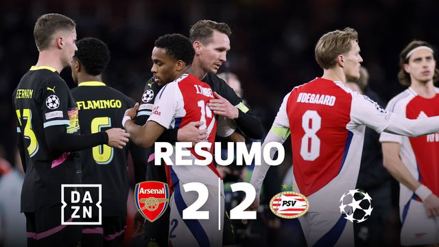 Arsenal acabou o trabalho em casa num jogo com grandes golos (resumo)