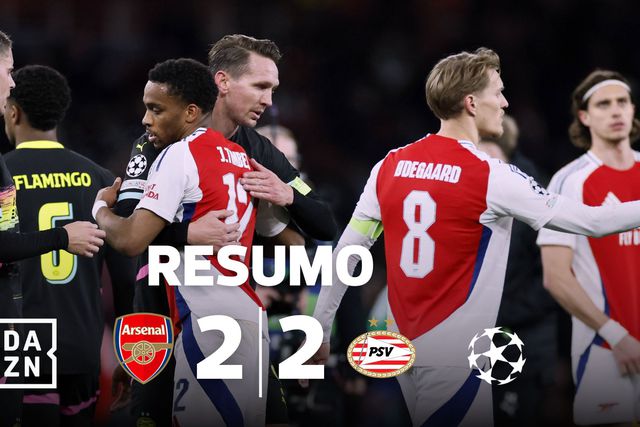 Arsenal acabou o trabalho em casa num jogo com grandes golos (resumo)