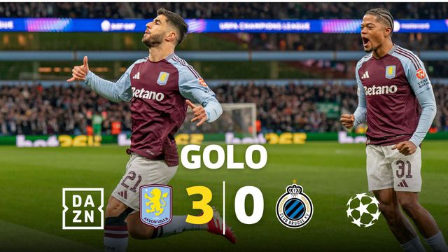 E vão sete golos em oito jogos de Marco Asensio no Aston Villa (vídeo)