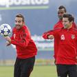 Ruben Amorim e Saviola foram colegas no Benfica de Jorge Jesus (Foto: ASF/RUI RAIMUNDO)