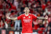 Di María a festejar mais um golo pelo Benfica no Estádio da Luz