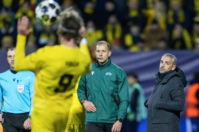O Sporting de Rui Borges foi 'atropelado' na Noruega pelo Bodo/Glimt, uma equipa que se tem apresentado em grande nível na Liga dos Campeões — Foto: IMAGO