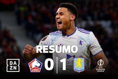 Aston Villa vence em França e vai para Inglaterra na frente (resumo)