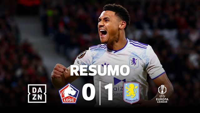 Aston Villa vence em França e vai para Inglaterra na frente (resumo)