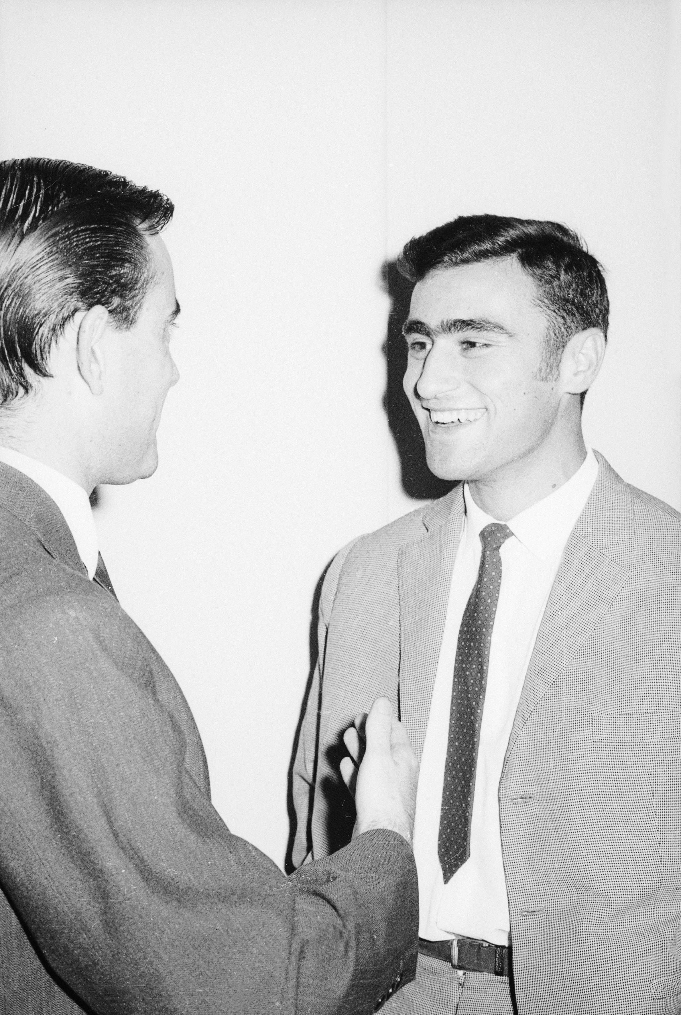 Mário Zambujal com João Lourenço, então treinador do Sporting - Foto A BOLA