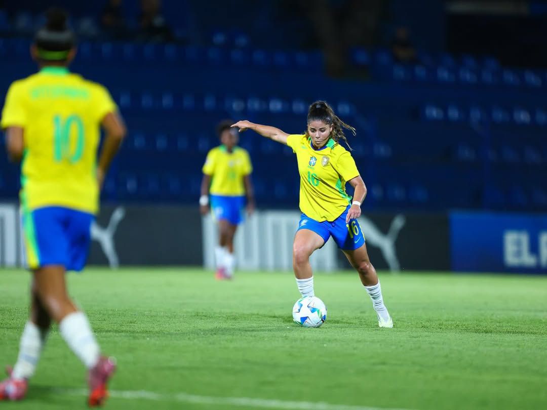 Clarinha, a craque brasileira do Benfica e campeã Sul-Americana sub-20 - Foto: Instagram