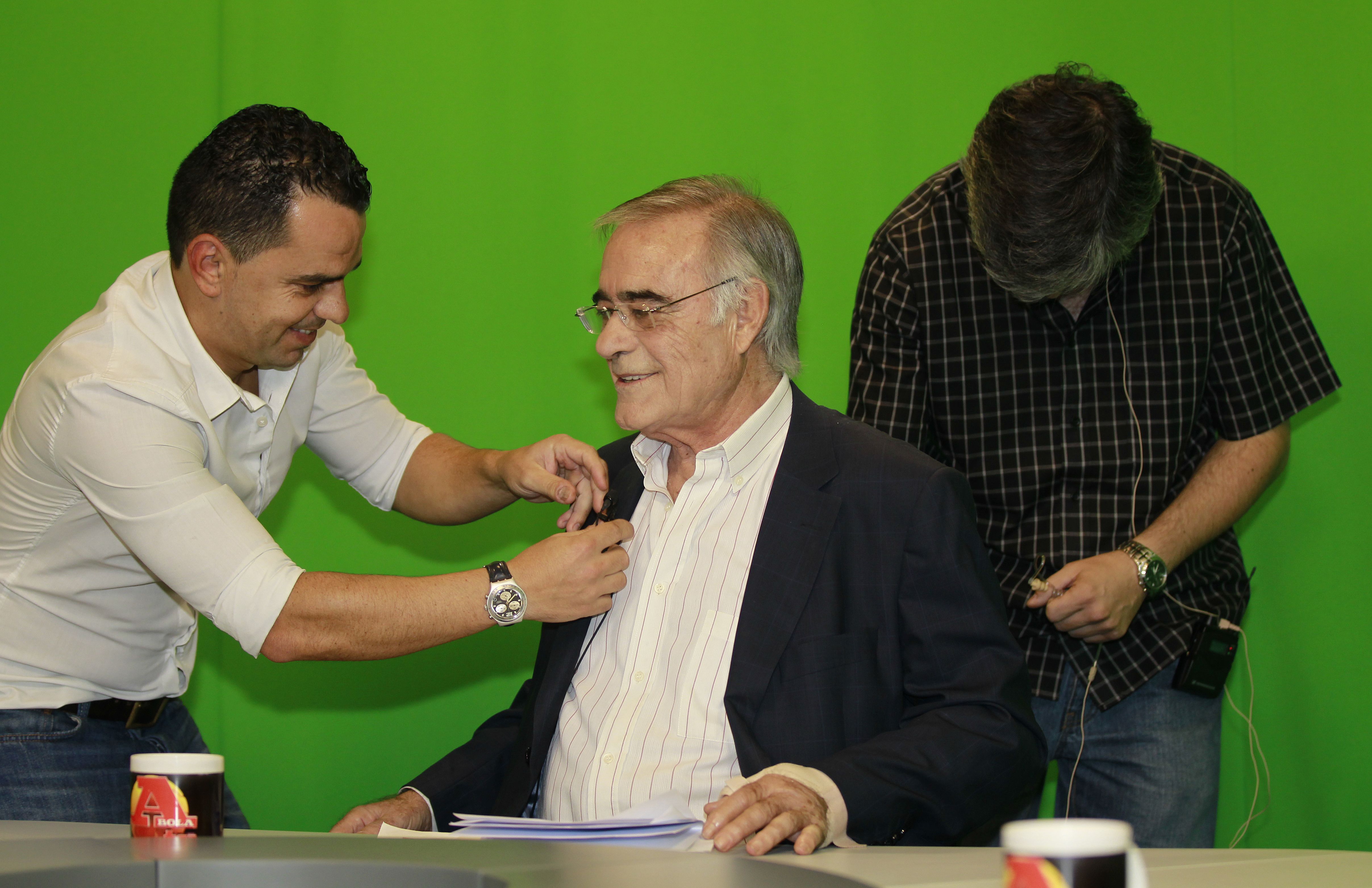 Mário Zambujal nos estúdios de A BOLA TV - Foto: A BOLA