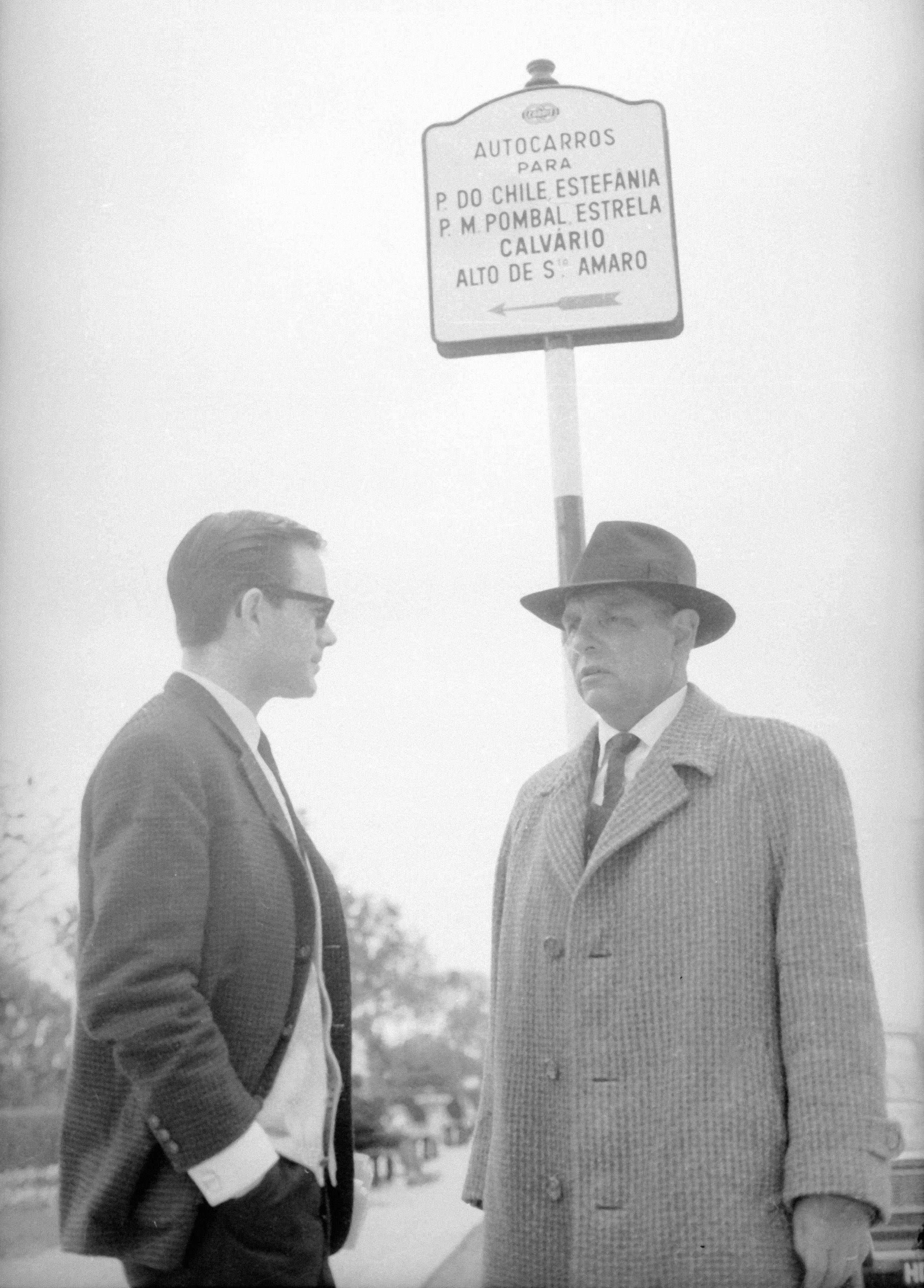 Mário Zambujal com Flávio Costa, então treinador do FC Porto - Foto: A BOLA