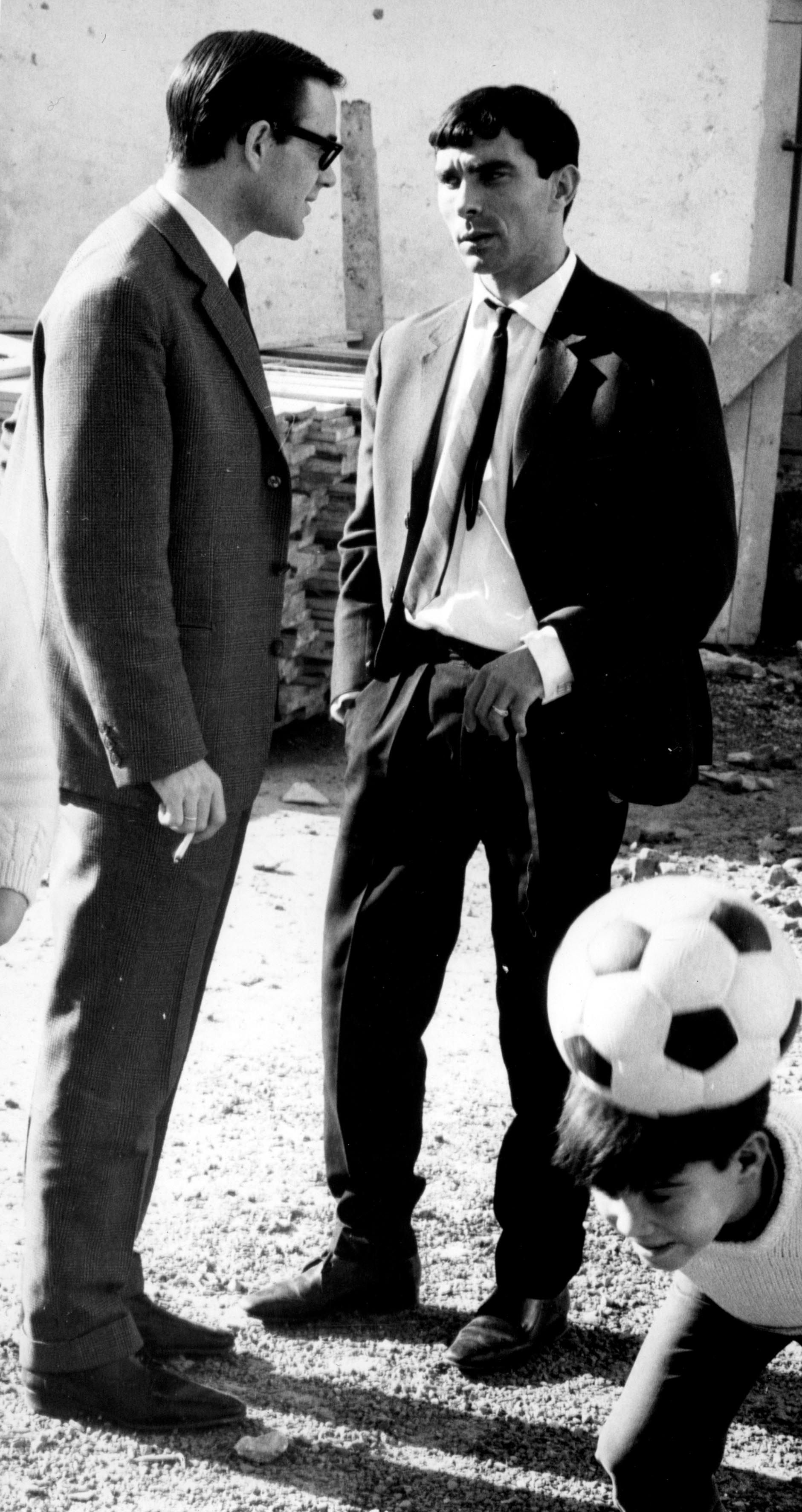 Mário Zambujal com Augusto Silva - Foto: A BOLA
