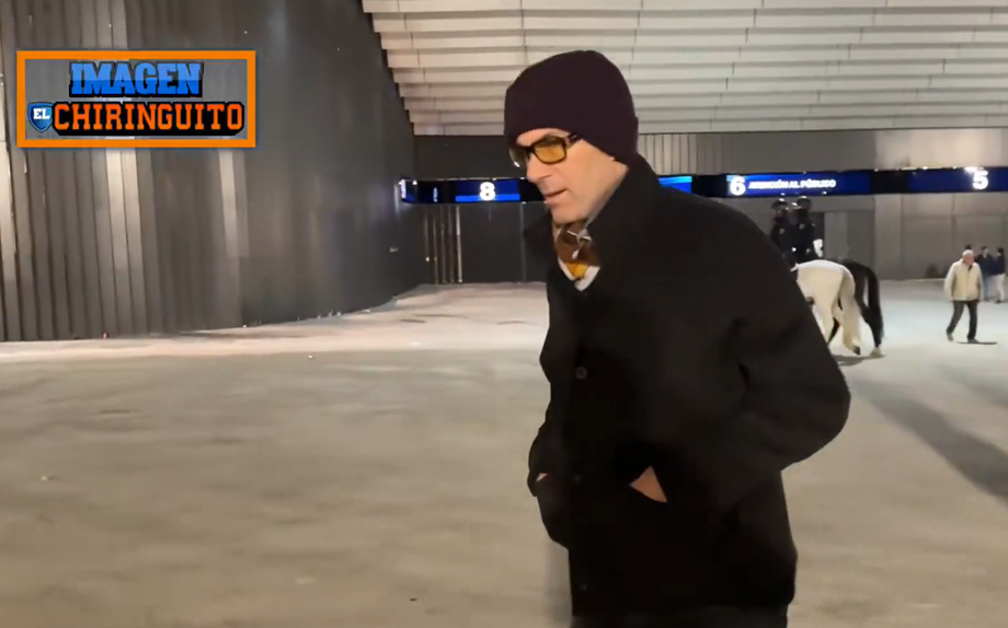 Zidane à saída do Bernabéu