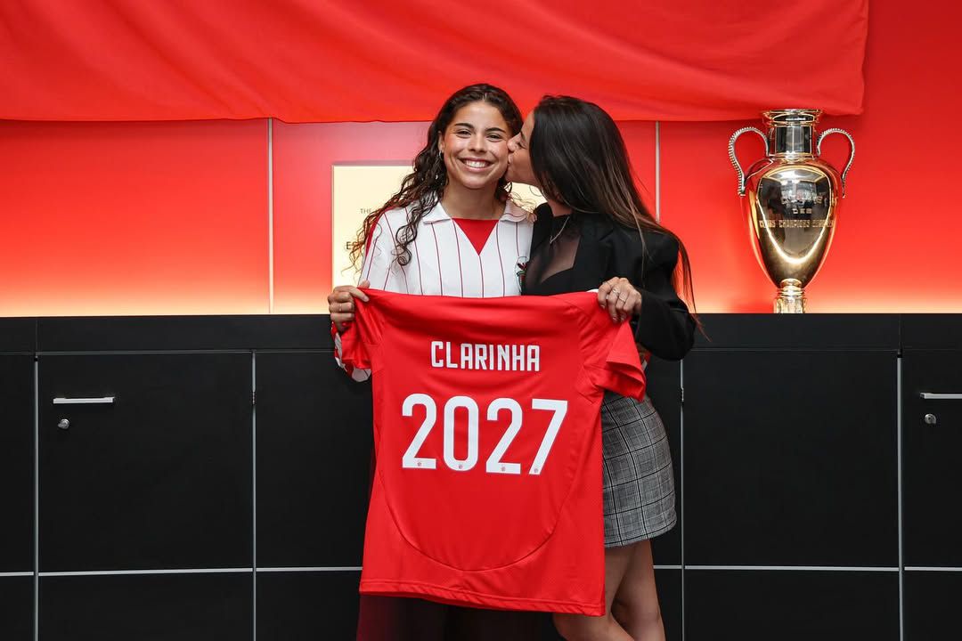 Clarinha, a craque brasileira do Benfica e campeã Sul-Americana sub-20 - Foto: Instagram