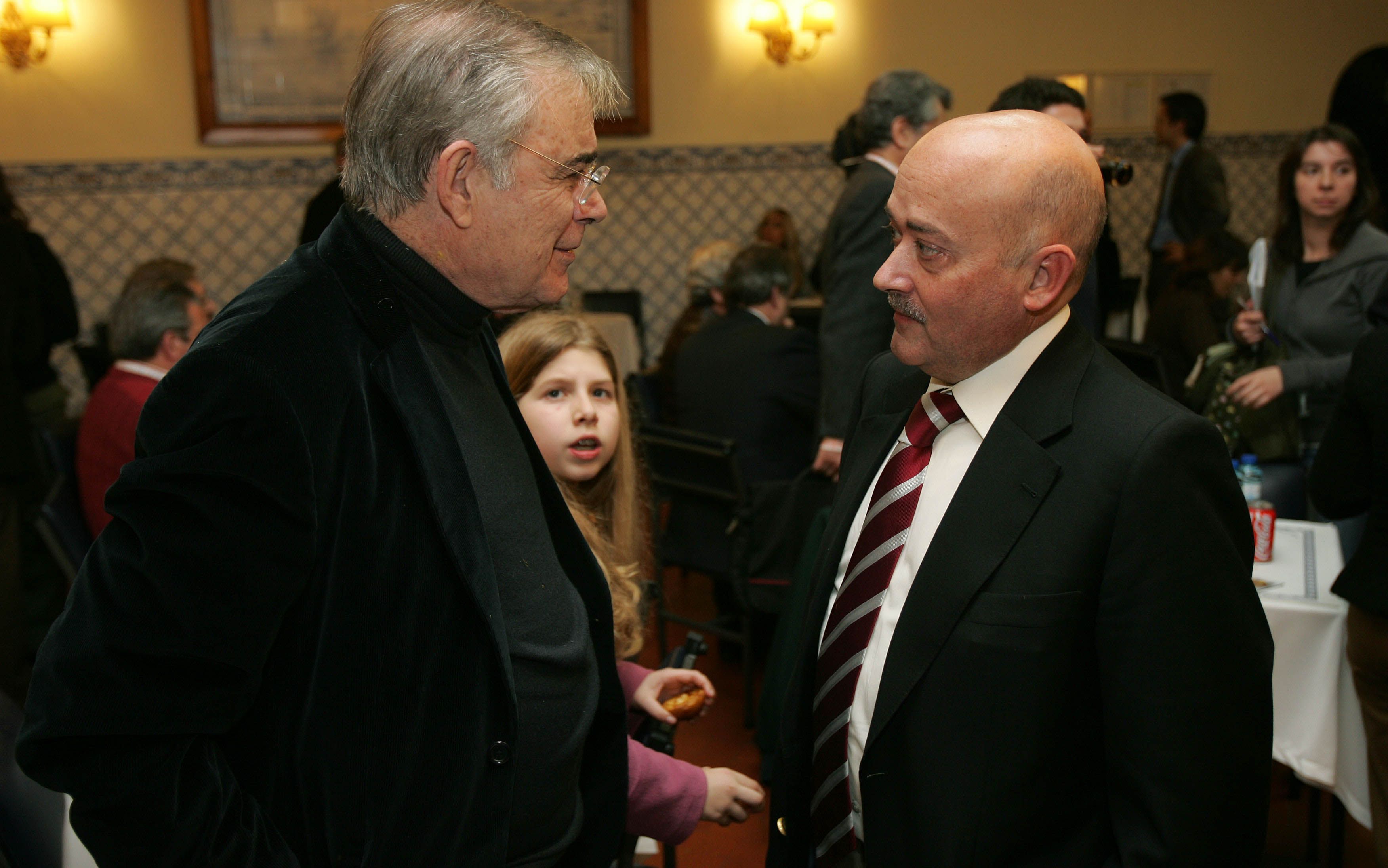 Mário Zambujal e Mário Arga e Lima, antigo proprietário de A BOLA