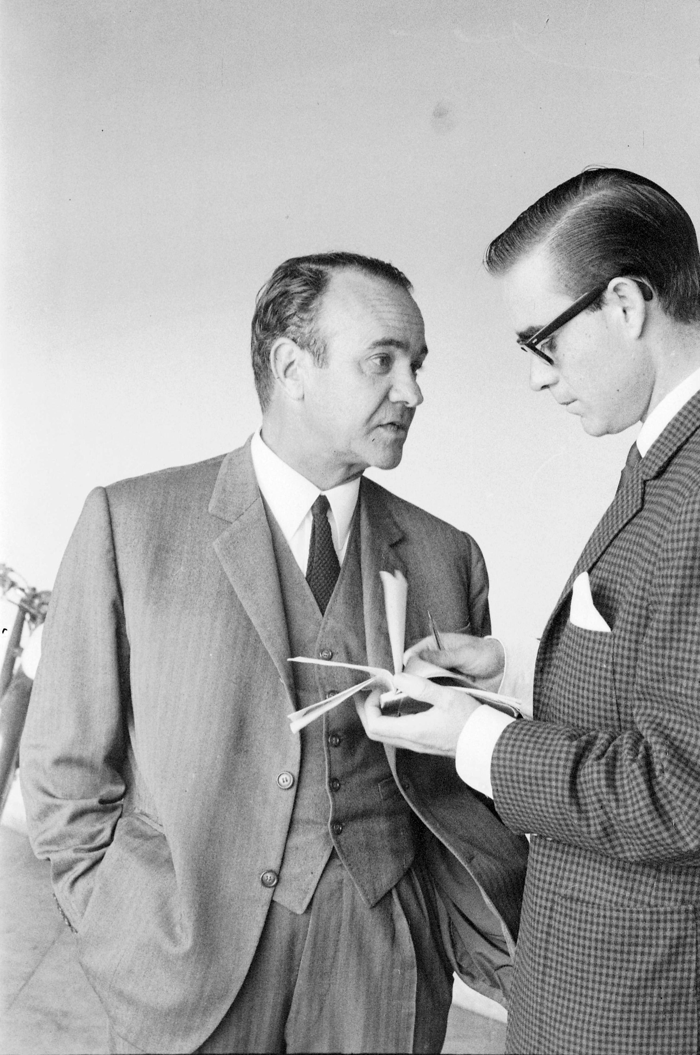 Mário Zambujal com José Gomes da Silva - Foto: A BOLA