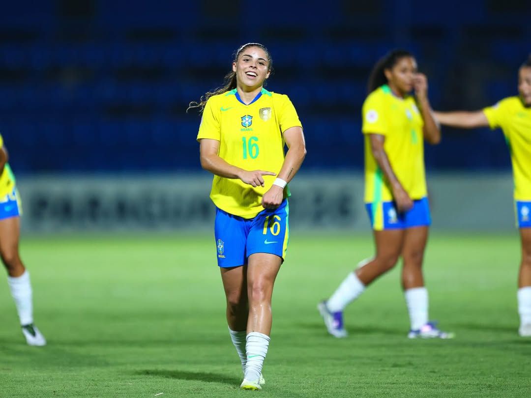 Clarinha, a craque brasileira do Benfica e campeã Sul-Americana sub-20 - Foto: Instagram